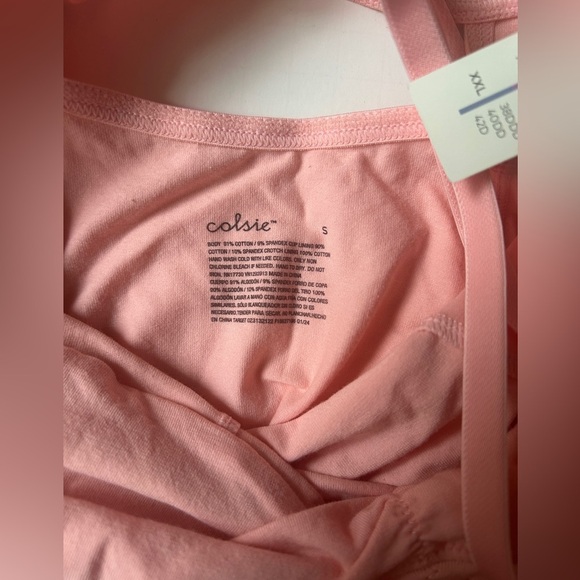 Colsie Women's Balletcore Pink Thong Bodysuit - S NWT - Picture 6 of 7